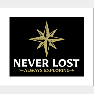 never lost allways exploring Posters and Art